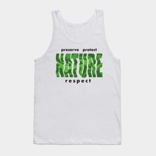 respect nature Tank Top